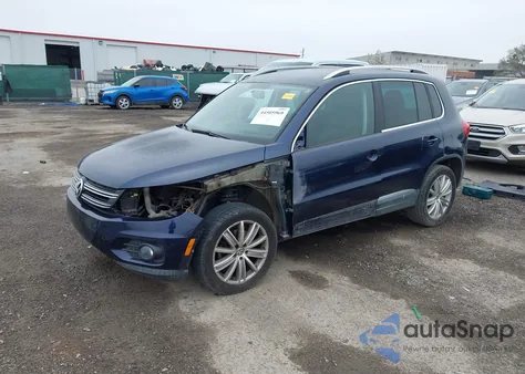 2012 Volkswagen Tiguan Se from USA, damaged, VIN WVGAV7AX7CW600845